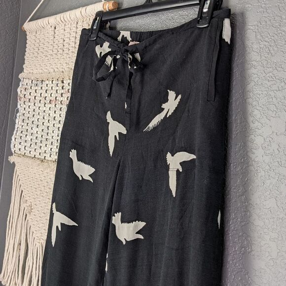 Philosophy Black Lounge Bird Pants - Picture 4 of 9